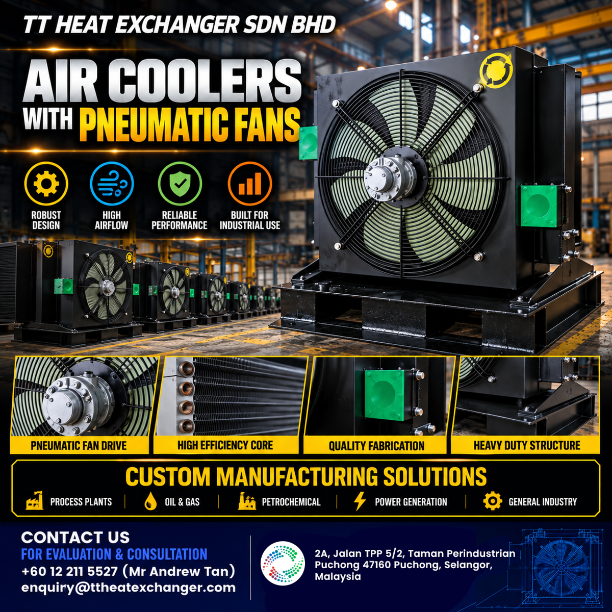 TT Heat Exchanger industrial campaign